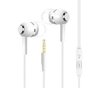 Wired Headphones Plug in Headphones - with Microphone 3.5mm Jack Noise for | 3.5mm Jack Noise Cancelling Earphone for Travel Airplane | Studio Recording Workout School Music Production Wired Headphones