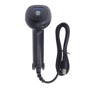 Wired USB Barcode Scanner, Handheld 1D 2D Barcode Reader with 40K Storage, Plug and Play for Library Warehouse Retail POS, Compatible with Mac Linux