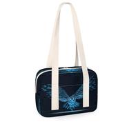 Wireframe Owl Piccolo borsone sportivo gufo uccello mini borsa da palestra leggera casual tote viaggio sport borsa organizer per bambini ragazze ragazzi donne uomini