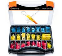 Wirefy Connettori Termoretraibili - Kit Capicorda Elettrici Isolati - Terminali