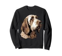 Wirehaired Che Punta Il Ritratto di Grifone Felpa