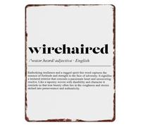 Wirehaired Hunting Dog Description Distressed Tin Sign Rustic Canine Art Wall Plaque For Man Cave 8 X 12 inch