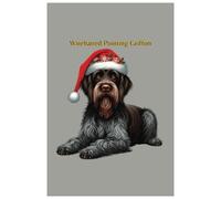 Wirehaired Pointing Griffon Christmas Notebook