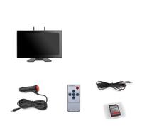 Wireless 10'' AHD Blind Spot Monitor Touch Screen Telecamera Backup IR 1080 Camion/rimorchi/autobus/camper/pickup/SUV/furgoni Telecamera Retrovisiva(No SD Card,Add 4 camera)