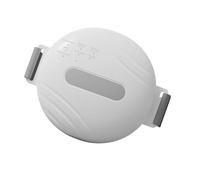 Wireless Abdominal Massager Smart Belly Shaper - ABS White 22x18x11cm 1200mAh Type C - Heat Compress Pulse Pounding 3 Speeds For Digestion Stomach