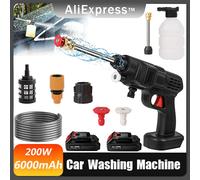 Wireless ad alta pressione autolavaggio rondella pistola generatore Cordless pulitore a spruzzo elettrico lavatrice per auto per batteria Makita 21V