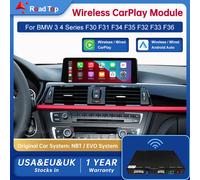 Road Top Wireless CarPlay Android Auto per BMW NBT EVO X5 F15 X6 F16 2014-2020 X1 F48 2016-2020 con NBT ID4-Black
