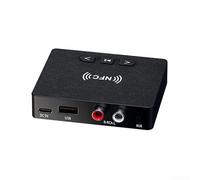Wireless Audio Ricevitore 6.0 NFC Accoppiamento USB AUX per rca per Legacy Sound System Car PC TV Music Streaming Dispositivo Nero per mini