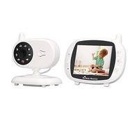 Wireless Baby Video Monitor 3.5in Night Vision 2 Way Talk Lullaby Telecamera di Sicurezza (Spina UE)