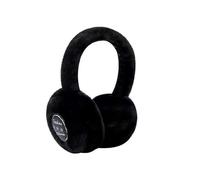 Wireless Bluetooth 5.0 Over-Ear Headphones with Microphone, Rechargeable, Soft Fabric Earpads, Noise Cancelling, Black