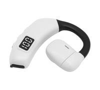 Wireless Bluetooth 5.4 Open Ear Air Conduction Headphone, 16mm Speaker, 300mAh, White