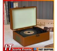 Wireless Bluetooth-Compatible 5.0 CD Player Rechargeable with Remote (Brown)