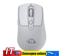 Wireless Bluetooth-Compatible Gaming Mouse BT5.0/4.0 + 2.4Ghz Rechargeable(Grey)