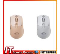 Wireless Bluetooth-Compatible Gaming Mouse BT5.0/4.0 + 2.4Ghz Rechargeable(Pink)