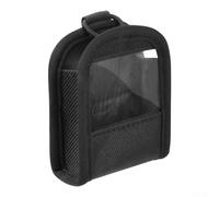 Wireless Bodypack Trasmettitore Custodia, Nylon Custodia per Audio Gear con Trasparente Per Copertura, Open Top Design per, Cintura Clip Holder per