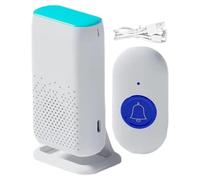 Wireless Call Button - 3.94 inch Emergėnży Alert Button | ABS Safety Alarm | Device - SOS Alert System with 50m Signal Range & 4 Volume Levels Ideal for Elderly Disabled Home Care or Personal Safety