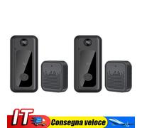 Wireless Camera Doorbell LED Night Vision Smart Video Doorbell 1080HD Live Imag