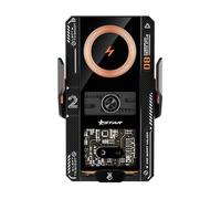 Wireless Car Charger - 66W Fast Charging Auto Morsetto per Car Vent Mount Holder, supporto per telefono regolabile | Compatibile con caricabatterie telefonico, Dashboard and Air Vent Mount for