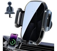 Wireless Car Charger, Air Vent Phone Holder, Fast Charging Car Mount, 15W Wireless Charger, Bumpy Roads Phone Charger, Car Mount Charger, Phone Holder for Cars, Quick Charge Car Accessory,