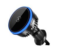 Wireless Car Charger, Magnetic Air Vent Phone Holder, 15 W Quick Charging Car Mount, Sturdy and Efficient Design, (per automobili), ideale per Fast Charger