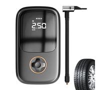 Wireless Car Tire Pump, Intelligent Usb Rechargeable Air Inflator, Multi Mode Portable Airs Compressor, Light and Digital Display for Road Cycling, Tires, Motorcycle, Ball, Use, 18.3/1.9/17.1 Inches