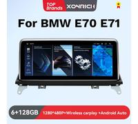 Wireless CarPlay Andorid 14 Car Auto Radio Player per BMW X5 E70 X6 E71 F16 2007-2014 CCC CIC Multimedia GPS 4G Wifi Autoradio 8 Core-2G 32G CCC