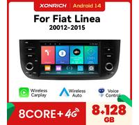 Wireless Carplay Andorid Auto Car Radio Player per Fiat/Linea/Punto evo 2012-2015 4G WIFI sistema intelligente BT FM DAB + supporto 8Core 2-32GB OBD Cam