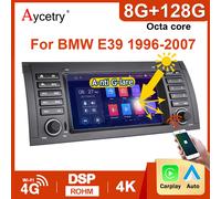 Wireless Carplay Android 14 Auto Stereo autoradio Per BMW Serie 5 E39 X5 E53 M5 1995-2007 2 din Autoradio GPS Lettore multimediale
