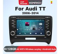 Wireless Carplay Android 14 Car Auto Radio Per Audi A3 8P 2003 - 2013 AI Voce Auto Multimedia GPS 1Din BOSE Autoradio 4G Wifi 4Core 2GB 16GB