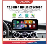 Wireless Carplay/Android Auto 12.3 ''Touch Screen Multimediale per Mercedes Benz NTG5.0 ABC GLE W167 W212 W246 W205 W176 C117 NTG5.0 10.25 inch