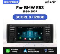 Wireless CarPlay Android Auto Android 14 Autoradio per BMW serie 5 E39 X5 E53 M5 1996-2003 lettore multimediale GPS 4G Wifi