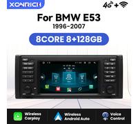 Wireless CarPlay Android Auto Android 14 Autoradio per BMW serie 5 E39 X5 E53 M5 1996-2003 lettore multimediale GPS 4G Wifi 4Core 2GB 32GB