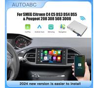 Wireless Carplay Android Auto pour KIT Per Cristaux SMEG Picasso C4 C5 DS4 DS3 DS5 308 508 5008 3008 Accessorio Multimediale