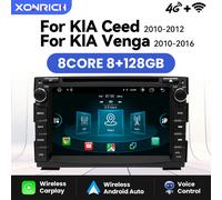 Wireless Carplay Car Multimedia Player per Kia Ceed 2010 2011 2012 Venga Android 14 Stereo Radio No DVD GPS Glonass 8 + 128GB DSP 4Core 2GB 32GB