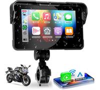 Wireless Carplay Da 5 Pollici Schermo per Moto Carplay Portatile E Android Auto,