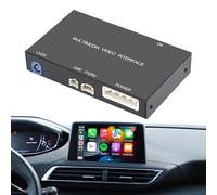 Wireless CarPlay e Android Auto Retrofit Kit Decoder per Peugeot e Citroen | Plug &Play Carplay Modulo per Peugeot 208/308/508/2008/Citroen C3/C4/C5/DS3/DS4/DS5 sistema SMEG/MRN con SWC BT WiFi Siri GPS