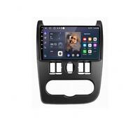 Wireless Carplay Screen per Renault Logan Sandero Dacia Duster 2009-2017 Android Carplay Navigazione Radio Lettore Video, with Mirror Link/Siri/Backup Camera, 8 Nucleo 8G+256G