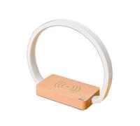 Wireless Charger Bedside Lamp with USB Port, LED with 3 Brightness Levels10W