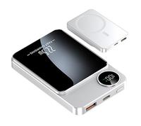 Wireless Charger Pad - Magnetic Fast Charging Hub | 20000mAh Power Bank with Multi-Device Support for Mobile Earphones Tablet Laptop Smart Watch Desk Workplace Tabletop Home and Daily Charging Conveni