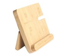 Wireless Charger, Smartwatch Dock, Wooden 15w Fast Charging Pad, Multi-Device Support Nightstand Dressing Table Use, 13.95x13.15x2.35cm/5.49x5.18x0.93 Inches, Yellow, 1 Piece