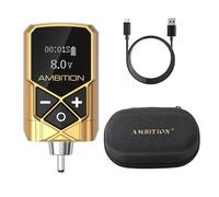 Wireless Charging Battery with RCA Connector for Tattoo Pens - Universal Power Supply, Lightweight and Portable