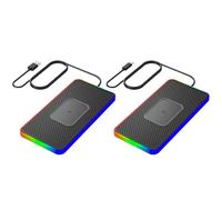Wireless Charging Pad - Non Slip Fast Charge Mat, Qi Smartphone Power Dock, Dashboard Cordless Energy Surfaces Compatible Android Device, Automotive Induction Charger Tray For Car Auto