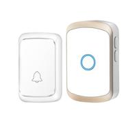 Wireless Chime - Kit Ringer A Campana Della Porta | Di Allerta Impermeabile | Easy Installa Il Campanello Per La Casa Garage Villa Hotel Garden | Strumento Di Notifica Di Ingresso Per Comodi