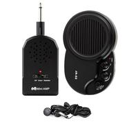 Wireless Chitarra Amplifier, Electric Bass Practice Amp, Compact Portable Sound, Built in 4 Effects Ideal for Home, Performance, School, 1 Set
