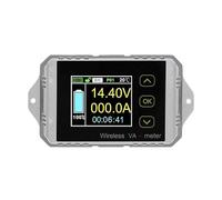 Wireless Connect DC 120V Coulometro batteria for auto Tester di capacità Monitoraggio della potenza Amperometro wireless Voltaggio KWh Watt Meter (Color : DC120V 100A)