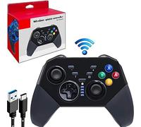 Wireless Controller per Nintendo Switch,Wireless Joystick per Nintendo Switch Pro Controller Gamepad Built-in Dual Motor con 6-Axis Somatosensory Regolabile Vibration Switch Controller