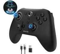 Wireless Controller per PS4, Joystick Controller Gamepad per PS4 Controller, con Jack Audio, Pannello Touch, Sei-Assi, Controller per PS4/Slim/Pro/PC
