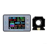 Wireless DC 120V 100A per la batteria Misuratore di Capacità Con Tensione Corrente Potenza Temperatura Display Per Sistemi di Energia Solare