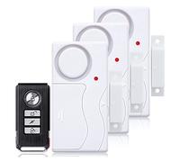 Wireless Door Window Open Closed ABS Remote Control Sensor Alarm Host Antifurto di allarme sicurezza Home High Decibel Alert Per casa e garage(E-3PCS)