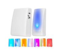 Wireless Doorbell for Deaf/Hard of Hearing Elderly with 7 Color Flashing Lights, 3 Modes & 16 Adjustable Volume